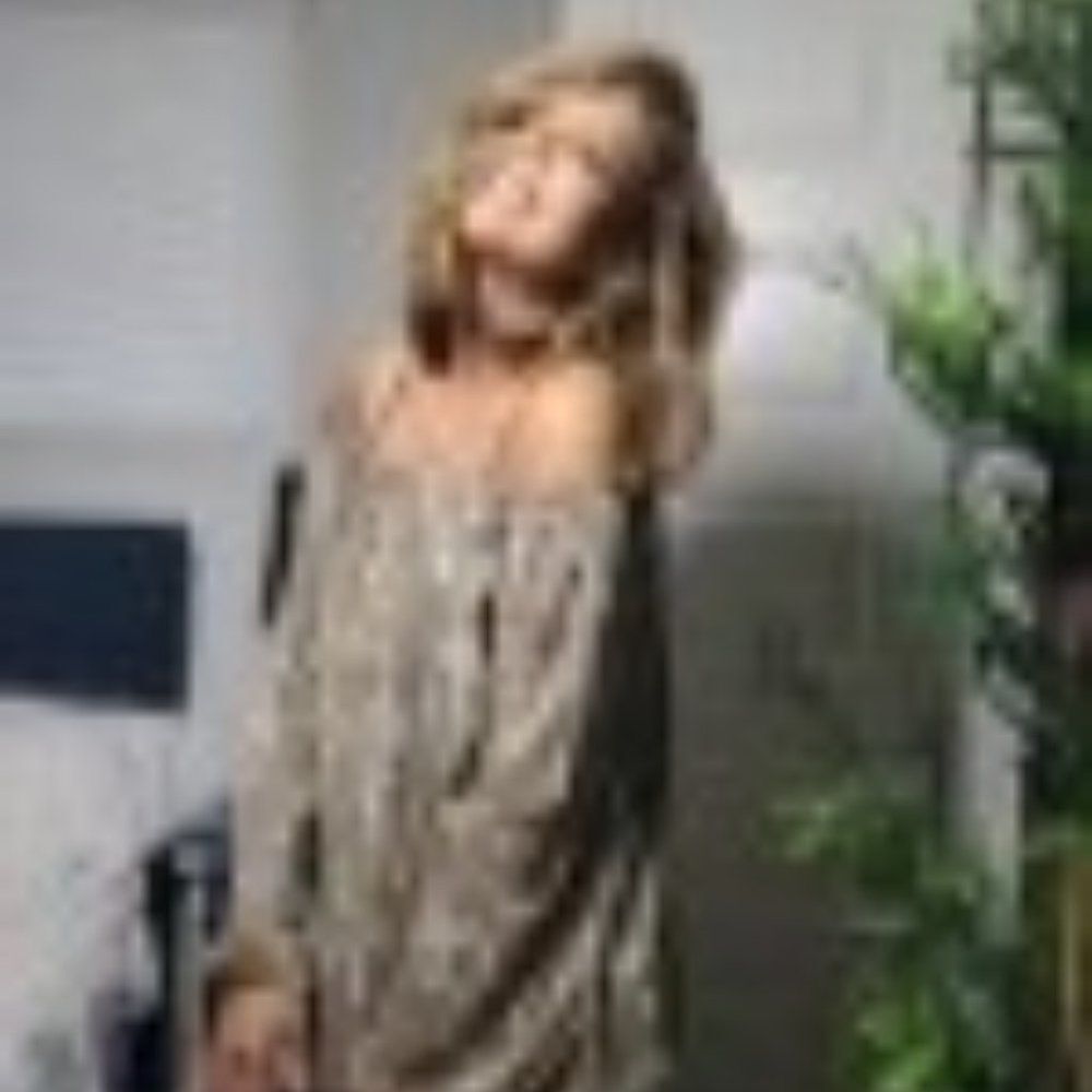 Sew In Love Mocha Gathered Neck Top 6051 NWT Boutique - Picture 5 of 7